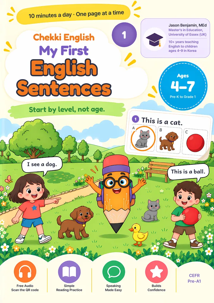 Front cover of My First English Sentences